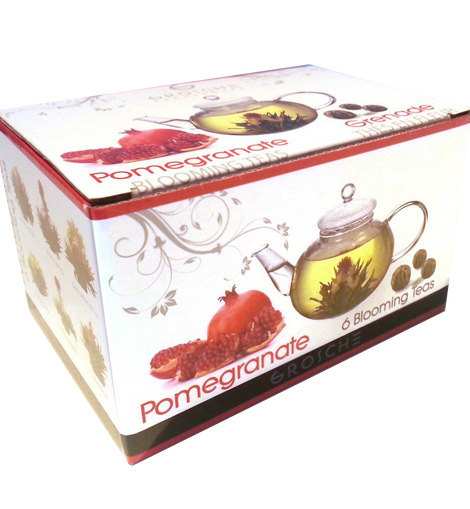 GROSCHE Hand made premium 12 blooming tea variety pack Jasmine