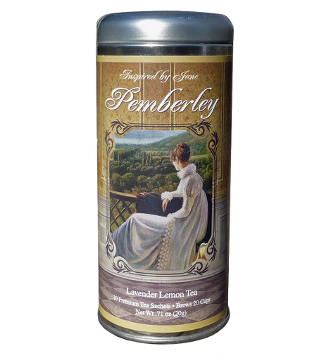 Pemberley Lavender and Lemongrass Green Tea Premium Tea Sachets Jane Austen Inspired Tea Collection Gourmet Leaf Tea Blend